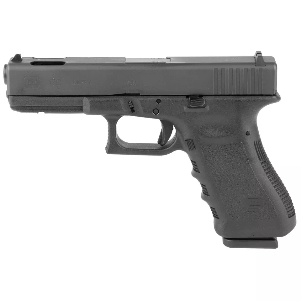 GLOCK 17C Gen3 9mm Pistol with 17-Round Capacity and 2 Magazines - Black