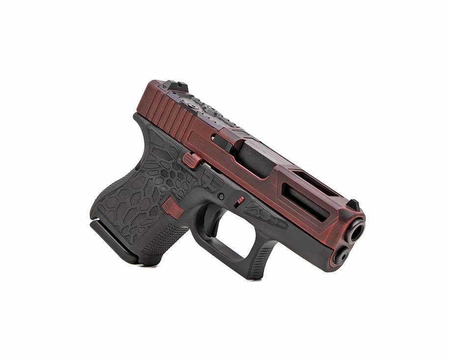 Glock 26 888 Red Battle Wear