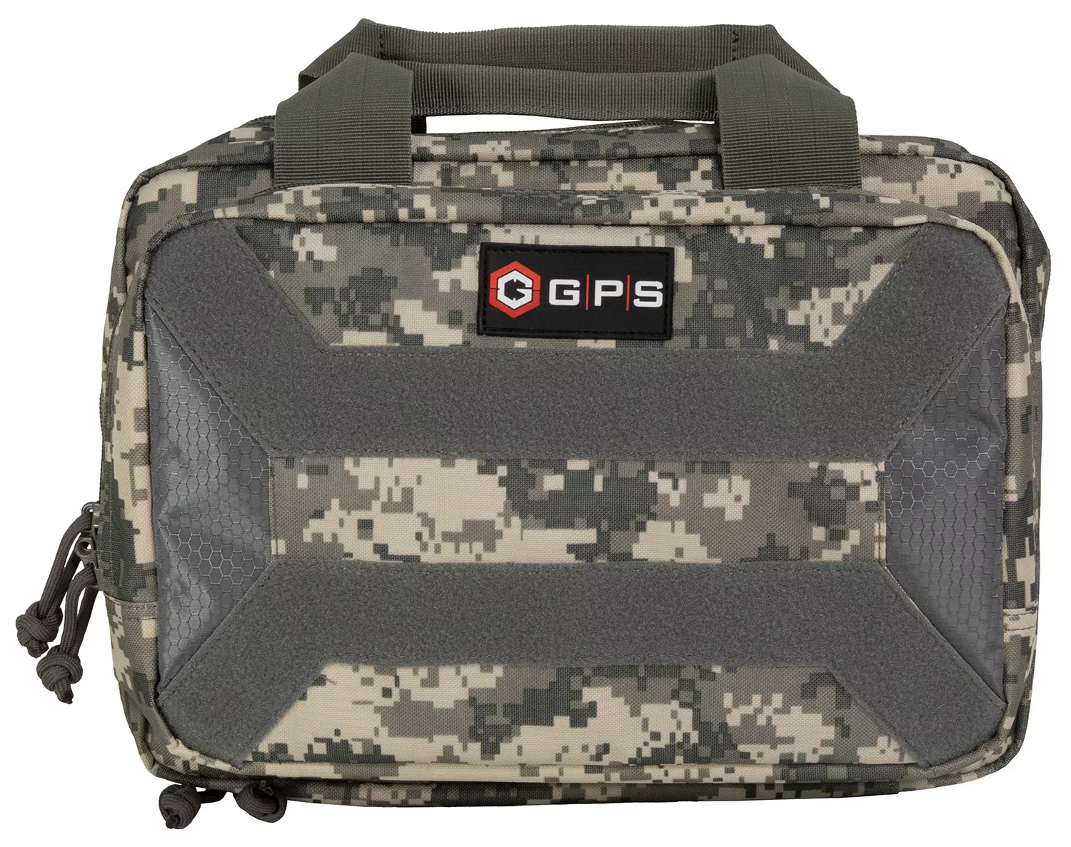 GPS Bags PC15ACU Pistol CaseGray Digital 600D Polyester Holds 1 Handgun