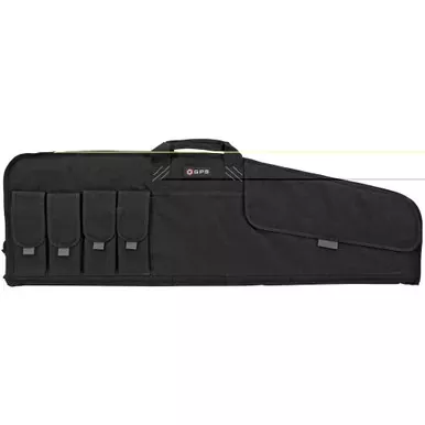 GPS Tactical Single Rifle Case, Black, 42", 600 Denier Polyester GPS-SRC42