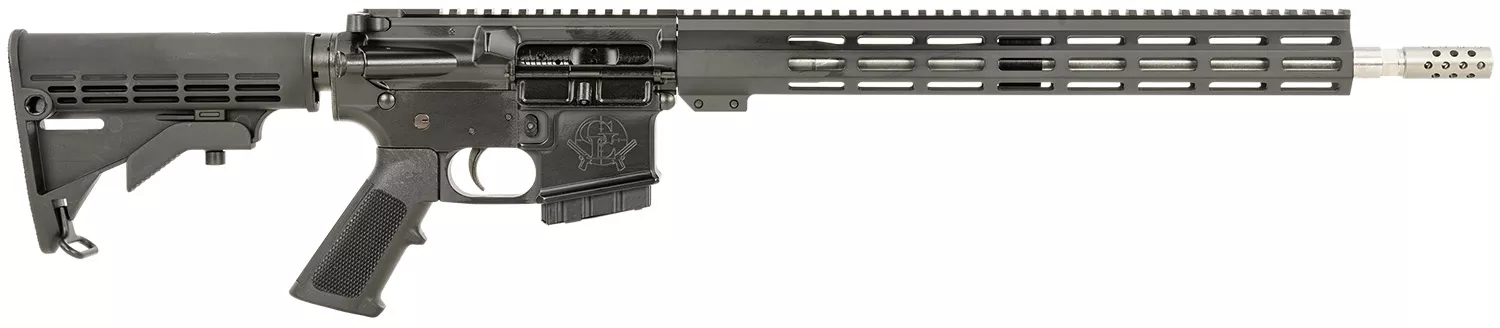 Great Lakes FirearmsAR-15350 Legend 5+1 18″ Stainless Barrel, Black Rec, A2 Grip, Carbine Stock, Compensator