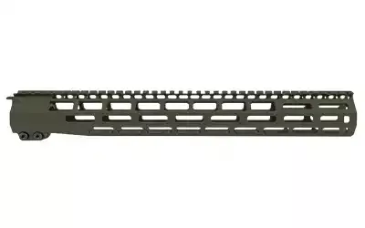 Grey Ghost Precision AR-15 M-LOK Handguard 15" Cerakoted OD Green