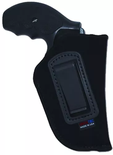 GrovTec US Inc GTHL14112R Inside The PantsIWB Size 12 Black Suede Compatible w/Glock 26/27/33 Belt Clip Mount Right Hand