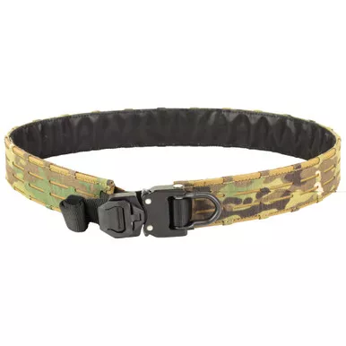 Haley Strategic Partners D3 Outer Belt Snake Bite, 1/2" Molle Row Compatible, Cobra D-Ring Snakebite Buckle, Large 38"-41", Ranger Green, Includes (1) Outer Belt, (1) Mandible Angled Molle Strap, (1) Mandible Vertical Molle Strap 2 Pack