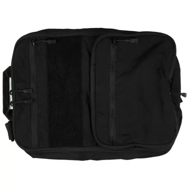 Haley Strategic Partners Flatpack Plus, 1400 Cubic Inches Fully Expanded, Black FPP-1-1-BLK