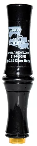 Haydels Game Calls DC14 Diver DuckOpen Call Attracts Ducks Black Acrylic