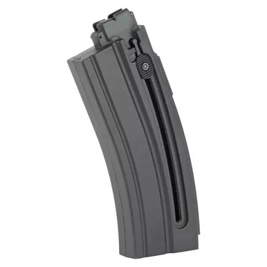 Heckler & Koch Magazine, 22 LR, 20 Rounds, Fits HK416 22LR, Polymer, Black