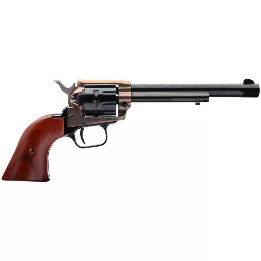Heritage Rough Rider Case Hardened Handgun .22LR 9rd Capacity 6.5 Barrel Cocobolo Grips