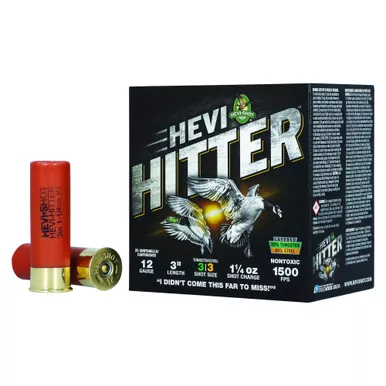 HEVI-Shot HEVI-Hitter - 12 Gauge 3", #4, Tungsten, 25-Round Box