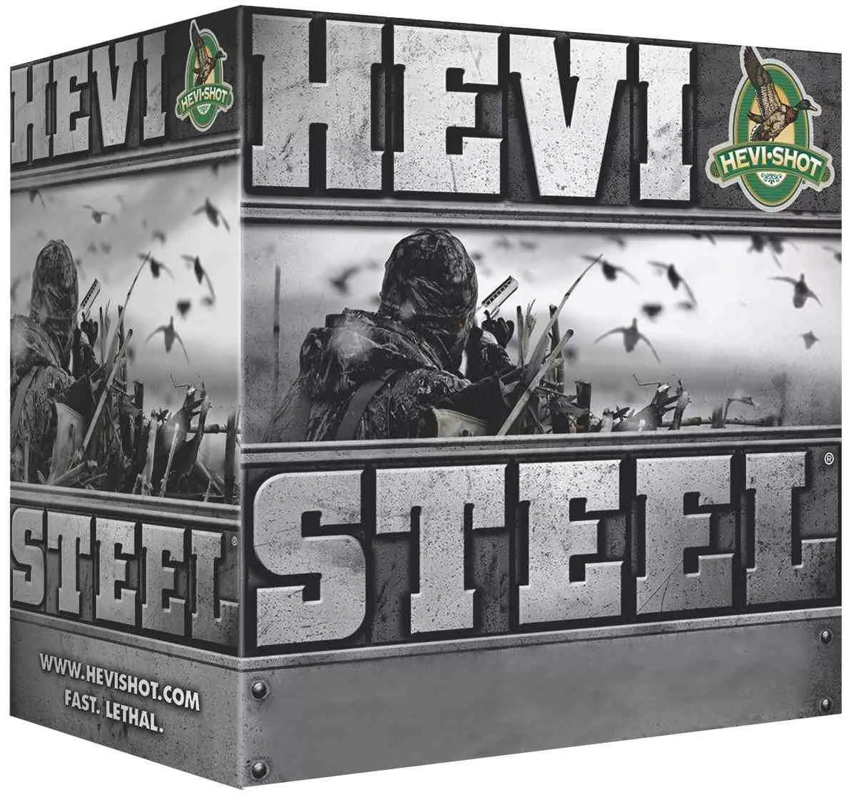 HEVI-Shot HEVI-Steel Shotshells 12 ga 3-1/2″ 1-3/8 oz1550 fps #3 25/Box