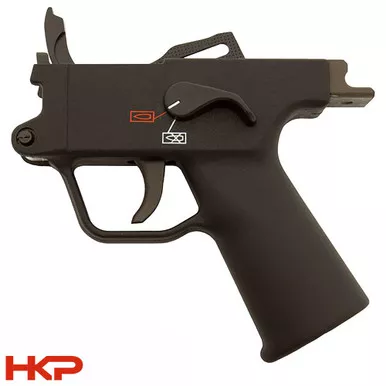 HK MP5 Trigger Group - 2 Position 0,1 Safe Semi Only - Clipped and Pinned - .40 S&W, 10mm