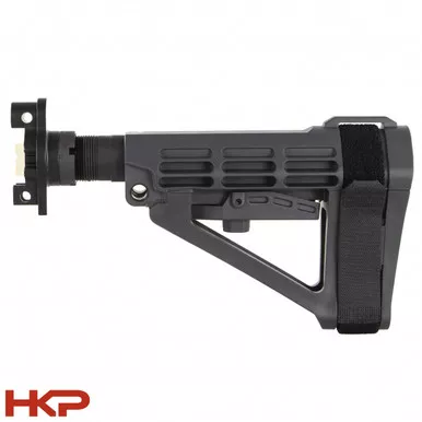 HK MP5K Pistol Brace With Direct Fit Adapter - SBA4 - Gray