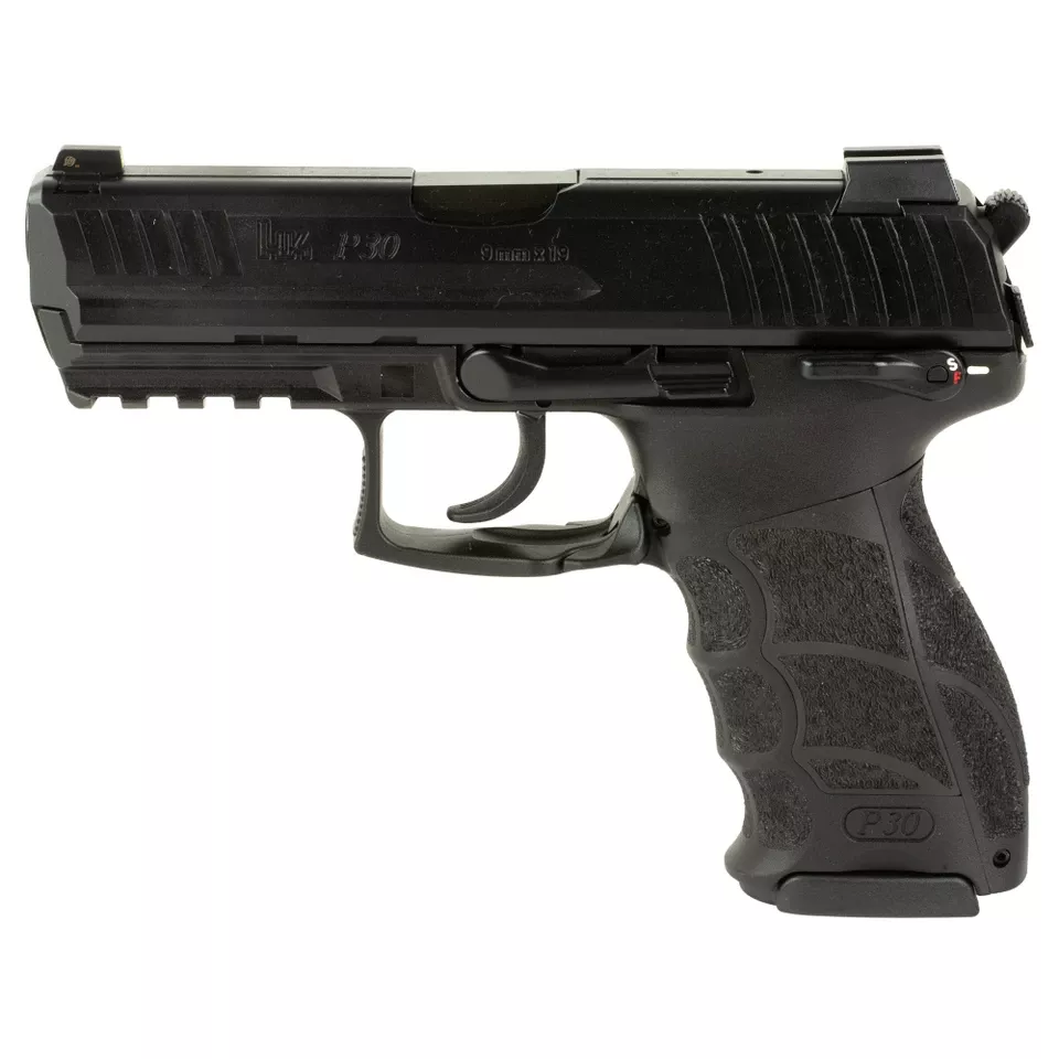 HK P30 S 9mm 3.85" Barrel 10-Round V3 DA/SA Black