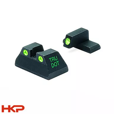 HK USP Night Sights - Green, Yellow