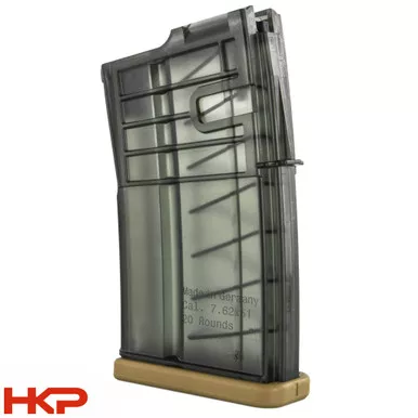 HK417, MR762 Magazine - 20 Round - RAL8000