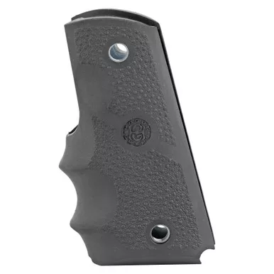 Hogue Rubber Grip - Pistol Grip, 1911 Officer, Black