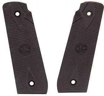 Hogue Ruger 22/45 MKIV Rubber Grip Checkered with Diamonds, Black