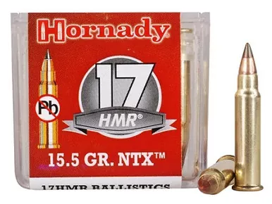 Hornady .17 HMR, 15.5gr NTX, 500 Rounds