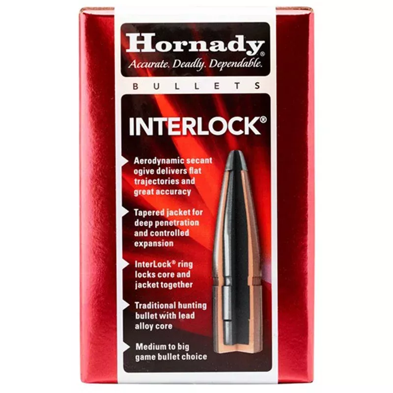 HORNADY – InterLock .35 Caliber (0.355) 170gr SP 100/Box Quantity Discount PriceAdd To Favorite