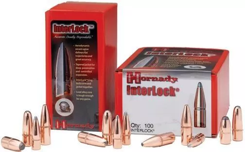 Hornady InterLock Bullets 7mm .284″ 162 gr BTSP 100/ct