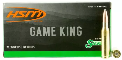 HSM 7MM087N Game King7mm-08 Rem 140 gr Sierra GameKing Spitzer Boat Tail 20 Per Box/ 25 Case