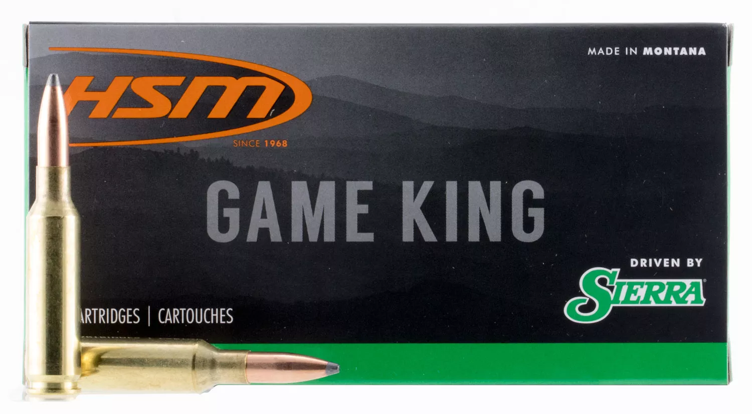 HSM 8MAUSER1N Game King8mm Mauser 175 gr Pro Hunter 20 Per Box/ 20 Case