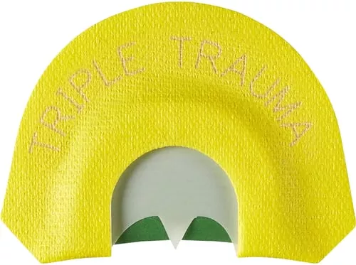 Hunters Specialties HSSTR05901 Premium Flex Triple Trauma Attracts Turkey Species Yellow