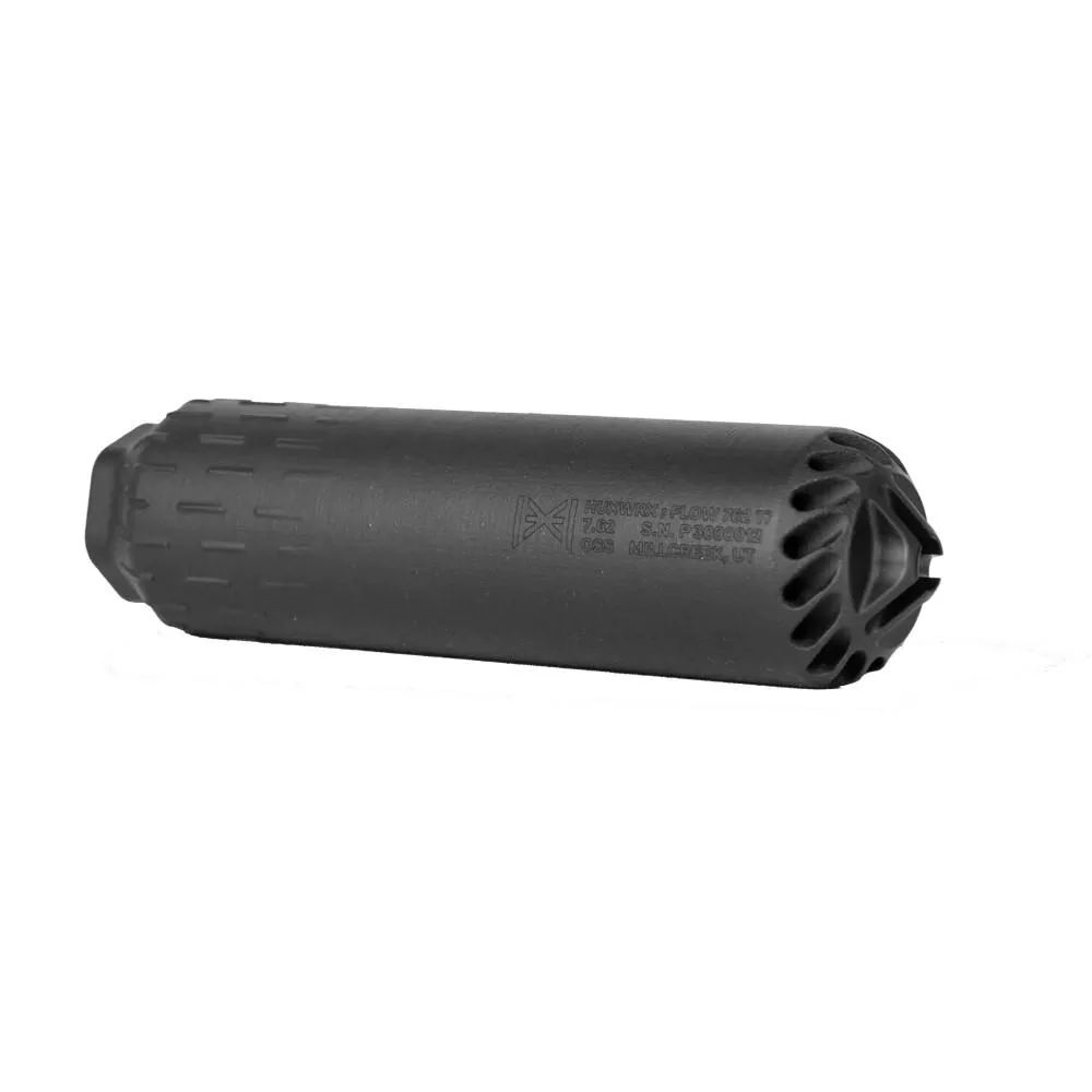 Huxwrx Flow 762 Ti Suppressor Kit 7.62 5/8×24 Black with Muzzle Brake