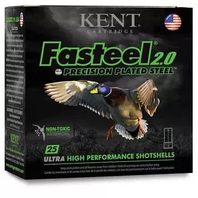Kent Fasteel 2.0 12 Ga, 3″, 1 3/8 Oz, #BB, 25 Rds