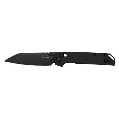 Kershaw Iridium - Folding Knife, Plain, 3.45", Black