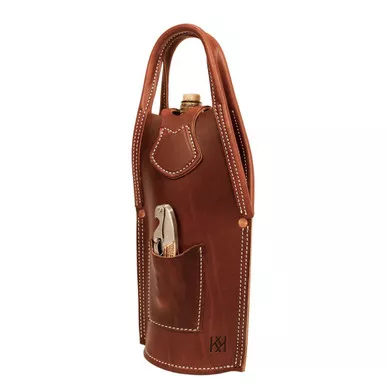 Kingfisher Leatherworks Single Barrel Bottle Tote