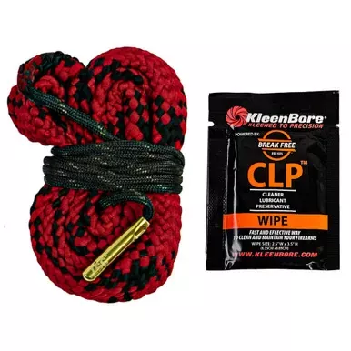 Kleen-Bore Kwik Kleen, Pull Through Bore Rope Cleaner w/BreakFree, Fits 38/357/9MM/380 RC-9