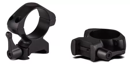Konus 7406 Steel RingsMatte Black 1″ Quick Release High 0 MOA