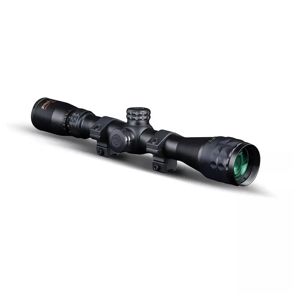 KonusPro Rifle Scope W/ Rings- 3-9X32MM AO Zoom Matte Black
