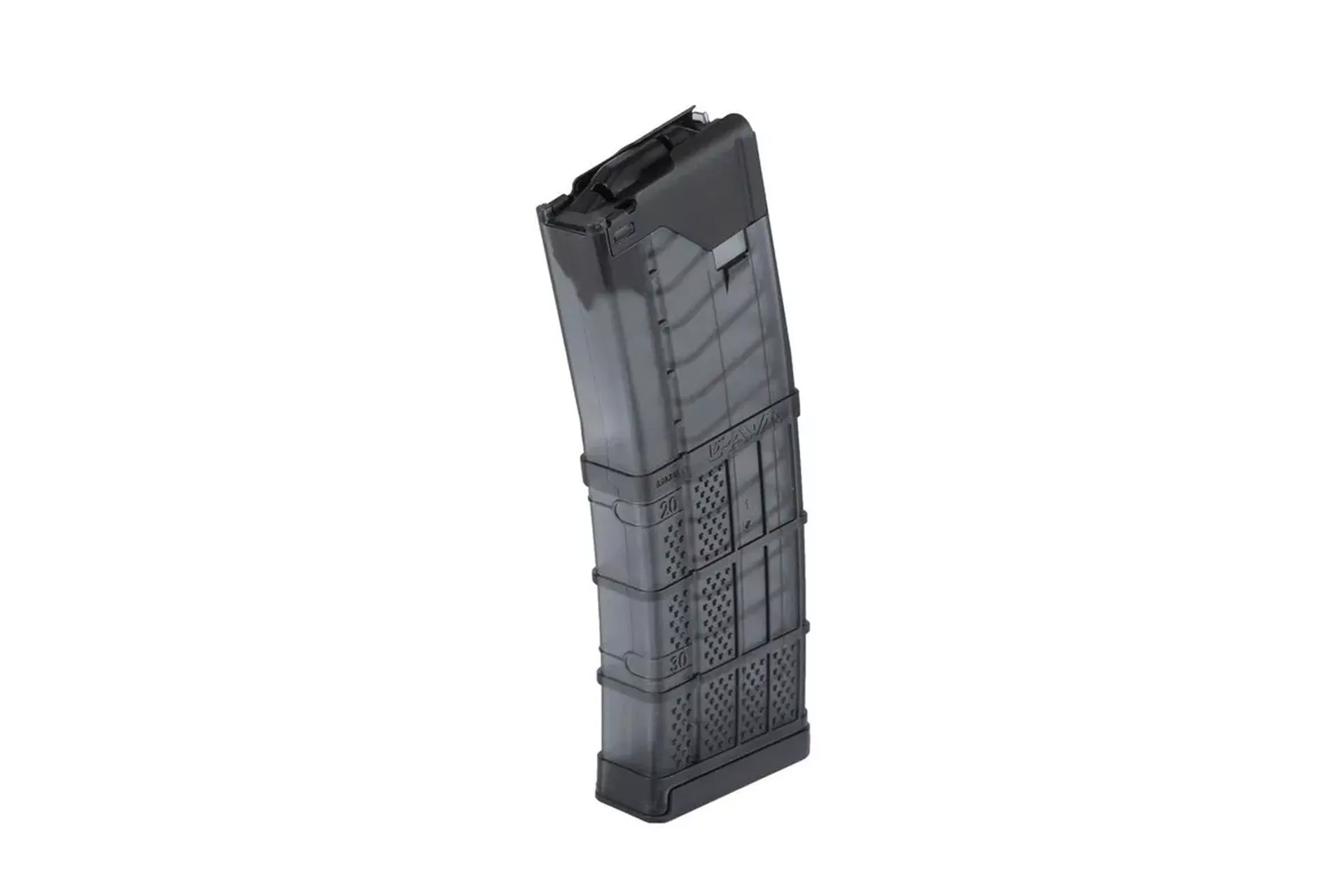 Lancer L5AWM AR-15 30RD Magazine – Translucent Smoke – BLEM – 999-000-2320-01.01-B