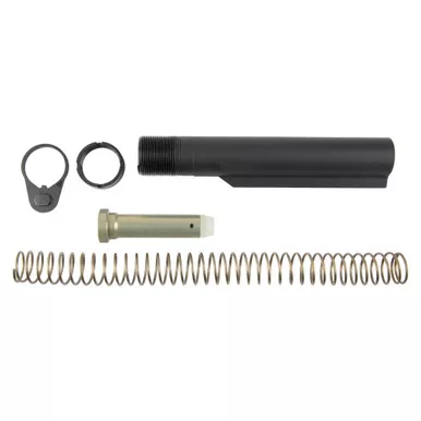 LBE Unlimited Complete Buffer Tube Kit, Fits AR-15/M4 Platform, Matte Finish, Black