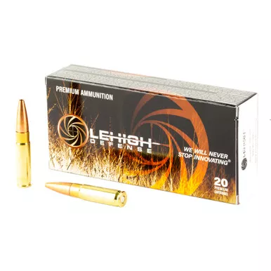 Lehigh Defense Controlled Chaos, 300 Blackout, 115 Grain, Fracturing Tip FBHP, 20 Round Box LA300BLK-115-CC
