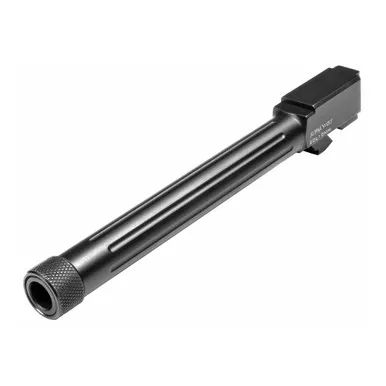 Lone Wolf Distributors AlphaWolf, 10MM, Black, Threaded And Fluted, FitsGlock 20L AW-20L10TH