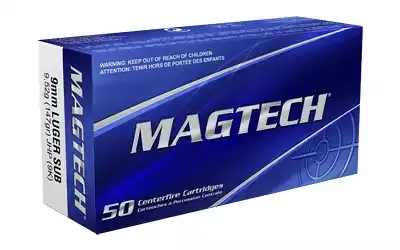 Magtech 9mm 147gr JHP Subsonic 50 Round Box
