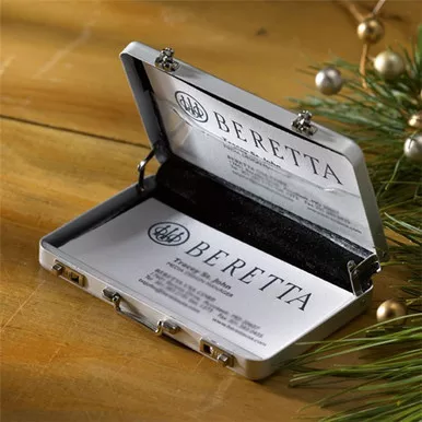Metal Briefcase Card Holder