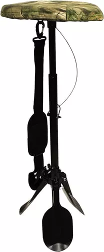 Mojo Outdoors HW2203 Mud SeatBlack Steel/Plastic