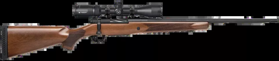 Mossberg Patriot 22-250 Rem with Vortex Scope & Walnut Stock
