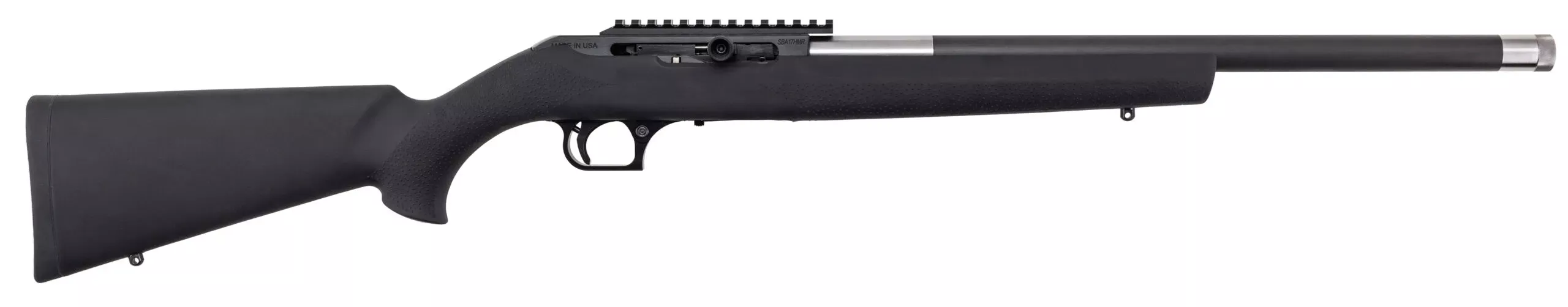 Mr Straight Pull Bolt 17HMR 19 BLK Hogue