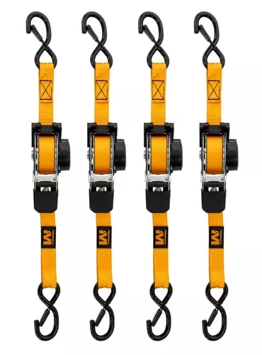 MUDDY MUD-RRS10-4PK 1"X10" RATCHET STRAPS ORG