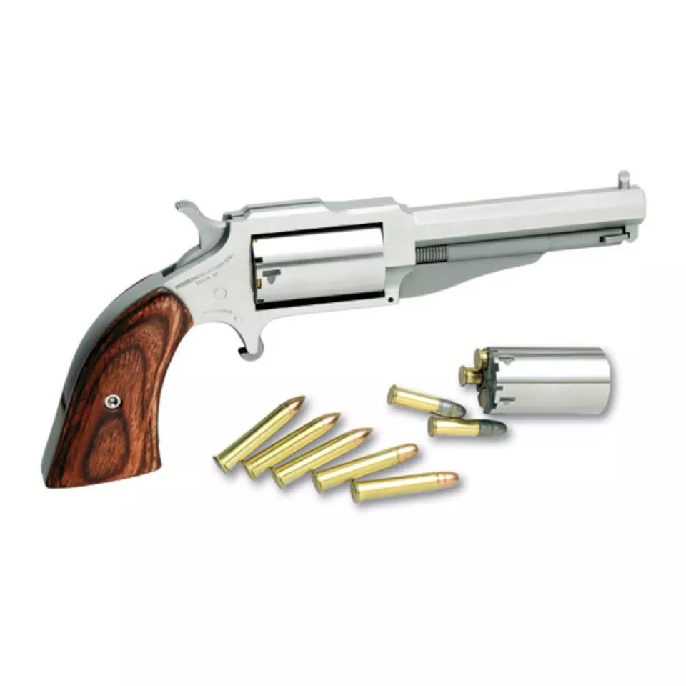 NAA "EARL" 1860 Revolver: 22LR/WMR, 3" Barrel, 5-Round Capacity
