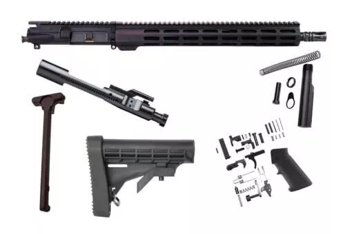 NBS 16″ 5.56 NATO Midlength Nitride M-LOK Rifle Kit – AR15-Rifle-Kit-16