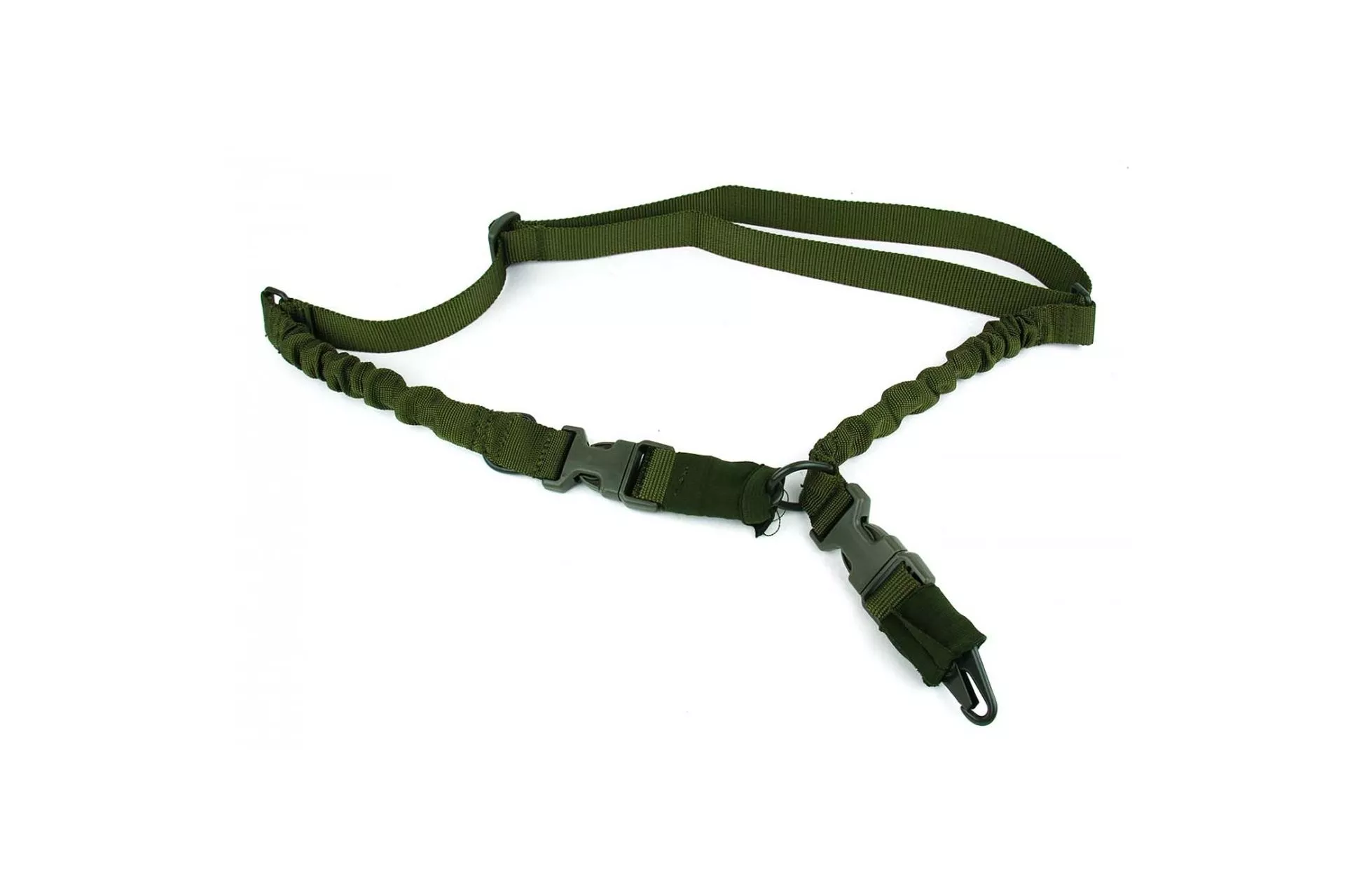 NBS 2 to 1 Point Double Bungee Rifle Sling – Green – SL003OD