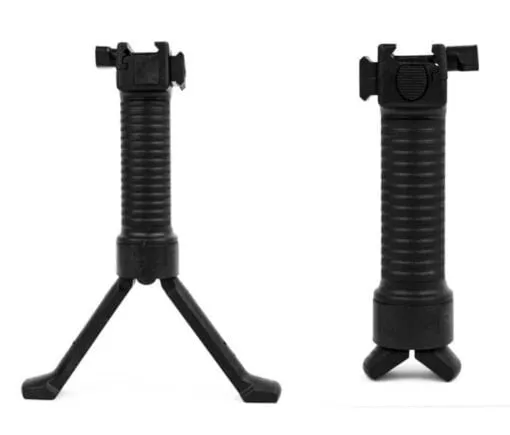 NBS Bipod Grip – Combination Vertical Grip and Bipod – Black – SP8