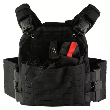 NcSTAR Quick Release Laser Cut Plate - Body Armor Carrier, Black