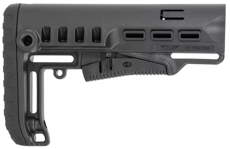 NcStar VG087 Tactical Mil-Spec Stock Black Synthetic Collapsible